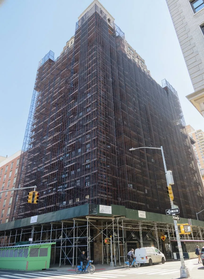 1 University Place facade restoration project in Manhattan